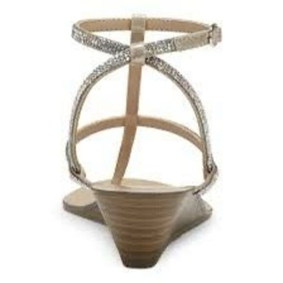 INC gold color sandals  Size 5 New, no box - Picture 4 of 6